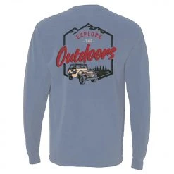SRO Apparel Southern Reel Outfitters Jeep Long Sleeve T-Shirt