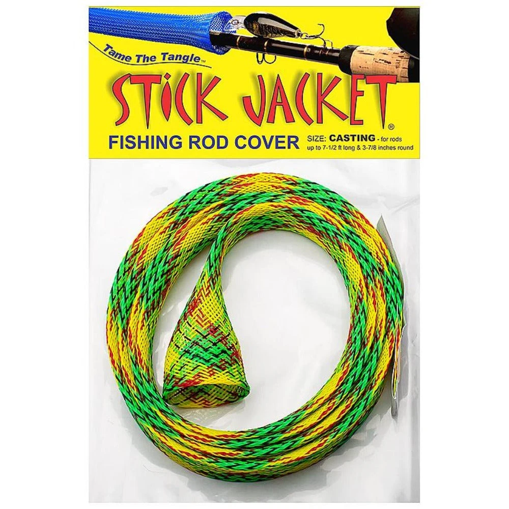 Stick Jacket Casting Rod Cover 7 Stick Jacket Casting Rod Cover