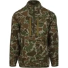 Drake Ol' Tom Tech 1/4 Zip With Spine Pad Pullover Hunting