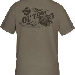 Drake Waterfowl Ol' Tom Half Strut Gobbling Tee Turkey Hunting