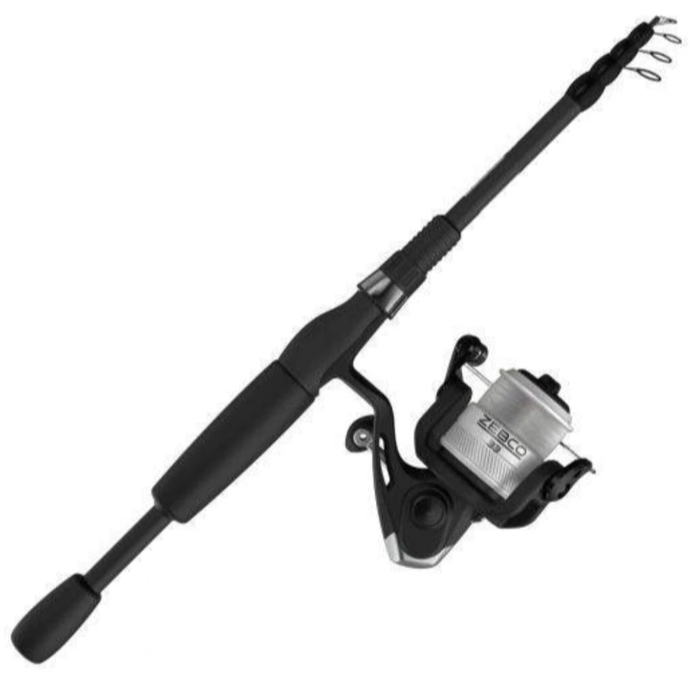 Combo Rod & Reels Zebco 33 Telecast Spinning Combo Rods & Reels 1 Combo Rod & Reels Zebco 33 Telecast Spinning Combo Rods & Reels