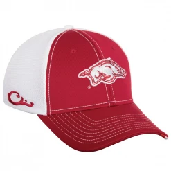 Drake Arkansas Razorback Stretch Fit Hat Hats